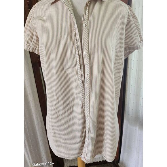 Gap striped button-up top - Picture 6 of 8